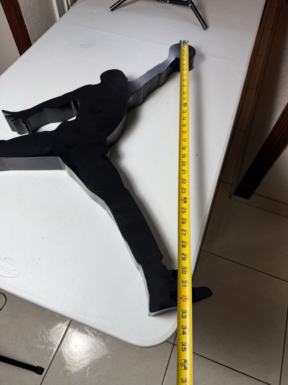 3D Air Jordan Jumpman silhouette is a vintage retail store display piece