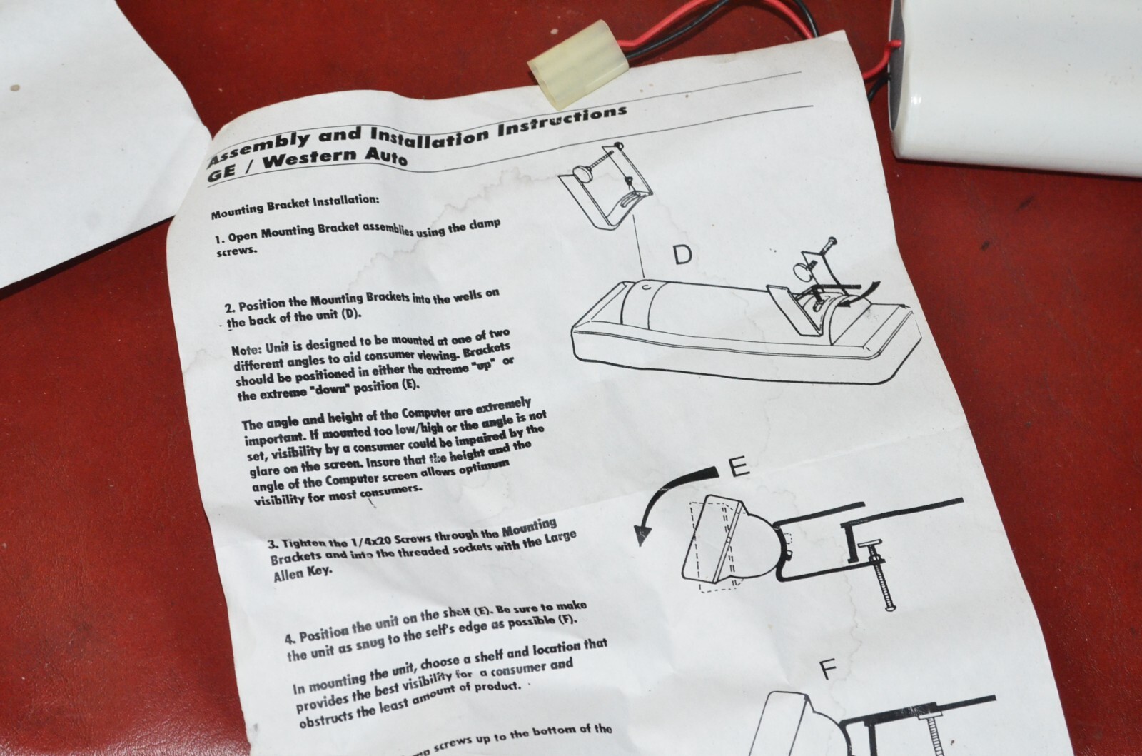 GE Western Auto Truck Lighting Selection Guide Light Bulb Application Computer