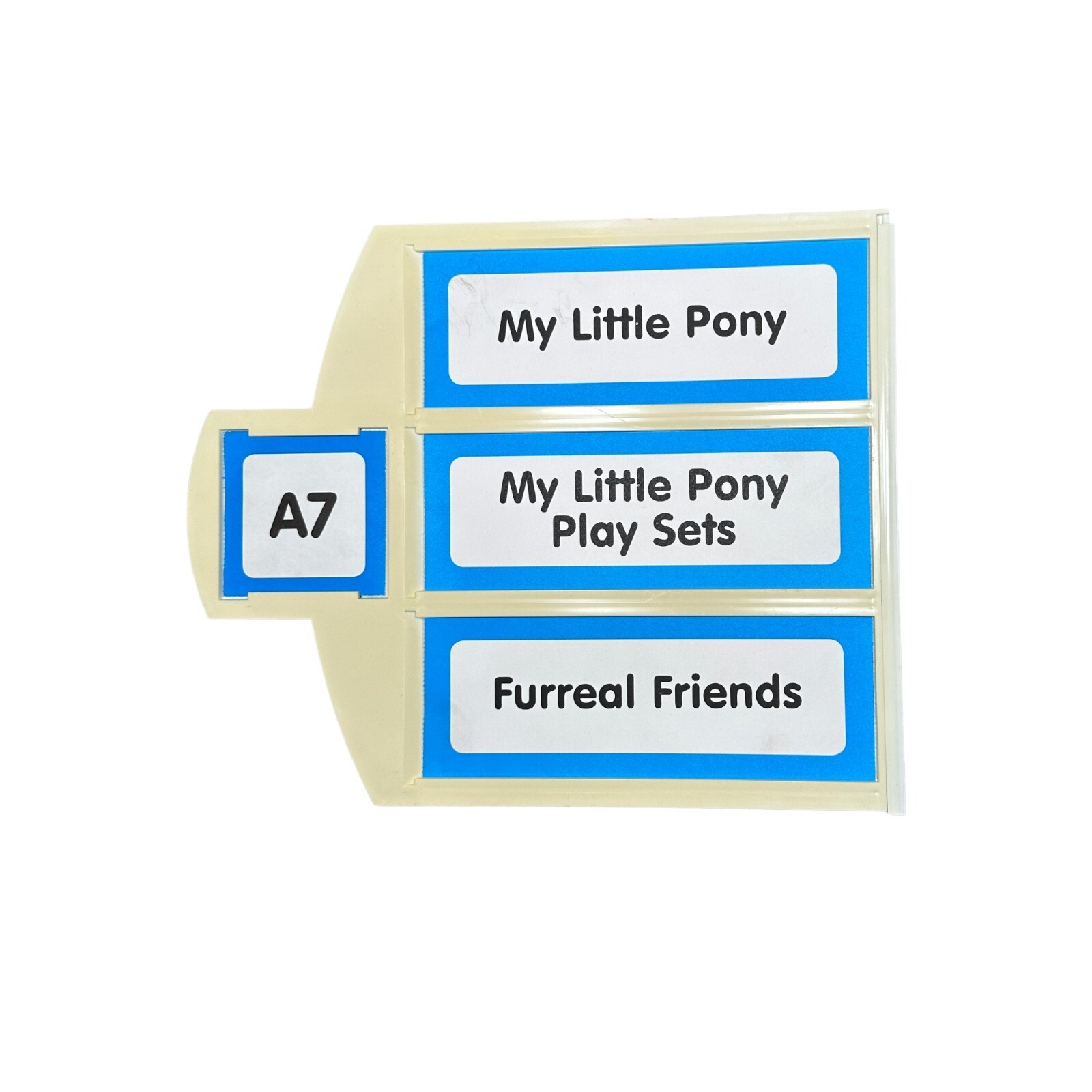 Toys R Us True Aisle Sign A7 My Little Pony & Play Sets, Furreal Friends