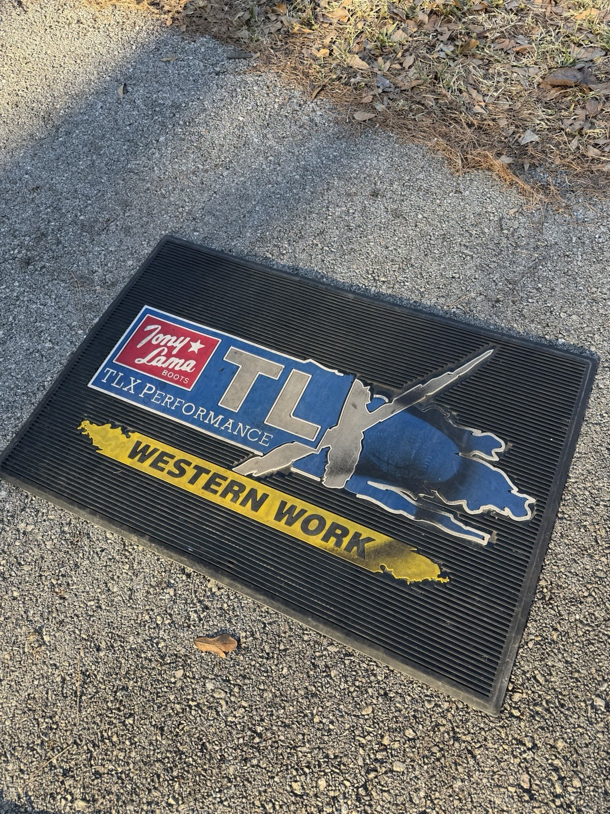 Tony Lama Boots Floor Mat Store Retail Display PROMO TLX Performance Western