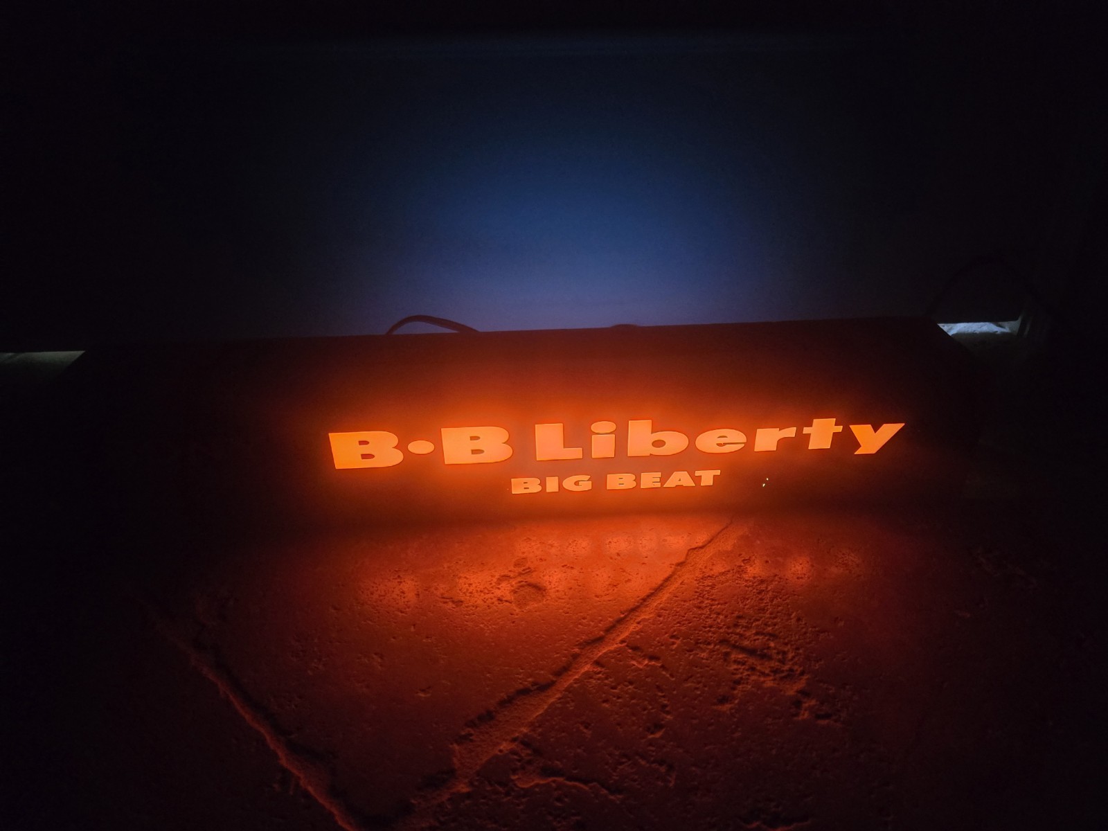 Sony Walkman BB DD Liberty Big Beat Digital Drive 2-Sided Dealer Display Sign