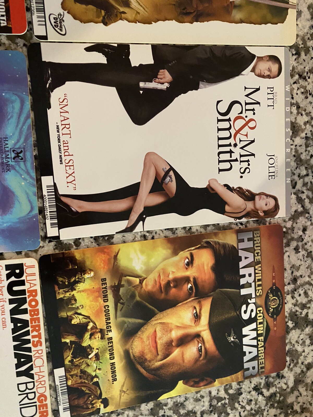 8 Blockbuster Shelf Backer Display Cards: thick PLASTIC RARE EMPLOYEE RENTAL