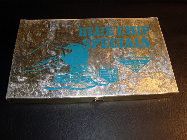 Blue Chip Pak Sales Builder Line Salesman Sample Kit w/Pens & More!