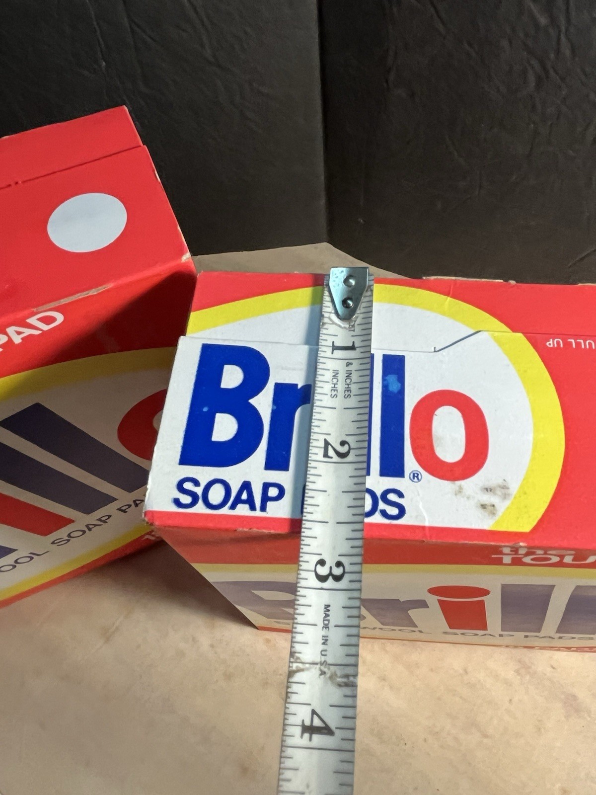 Vintage Brillo Steel Wool NOS Lot Of 2 Boxes Warhol Pop Art Great Ad Graphics