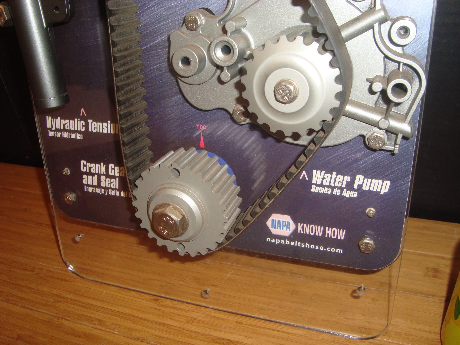 Interactive NAPA Auto Timing Component System Display Gas Oil Advertising Sign