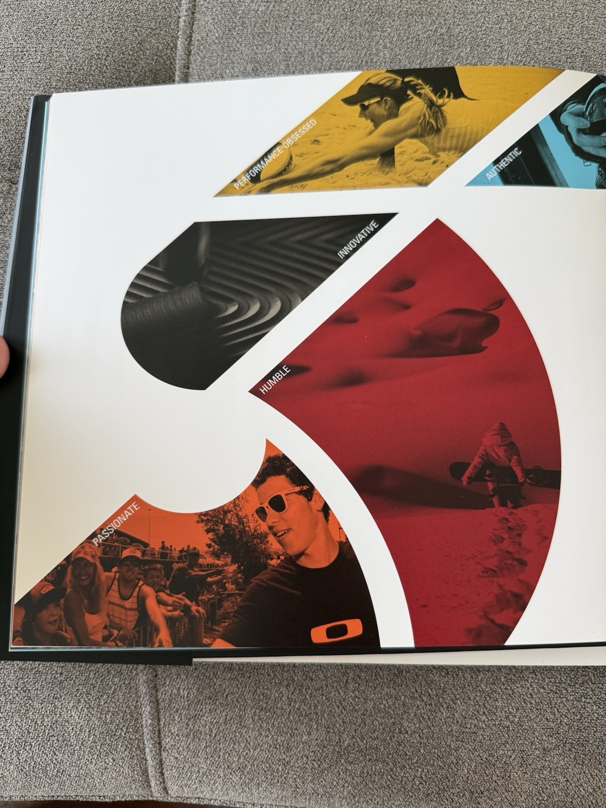 Oakley Store Display Employee Book Oakley Five Hard Cover Book W/cover