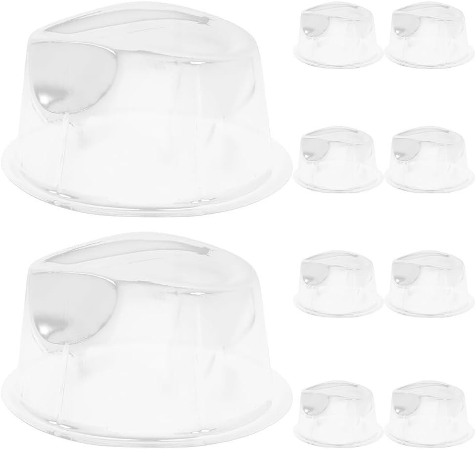 Clear Plastic Hat Stand for Baseball Caps – Set of 10