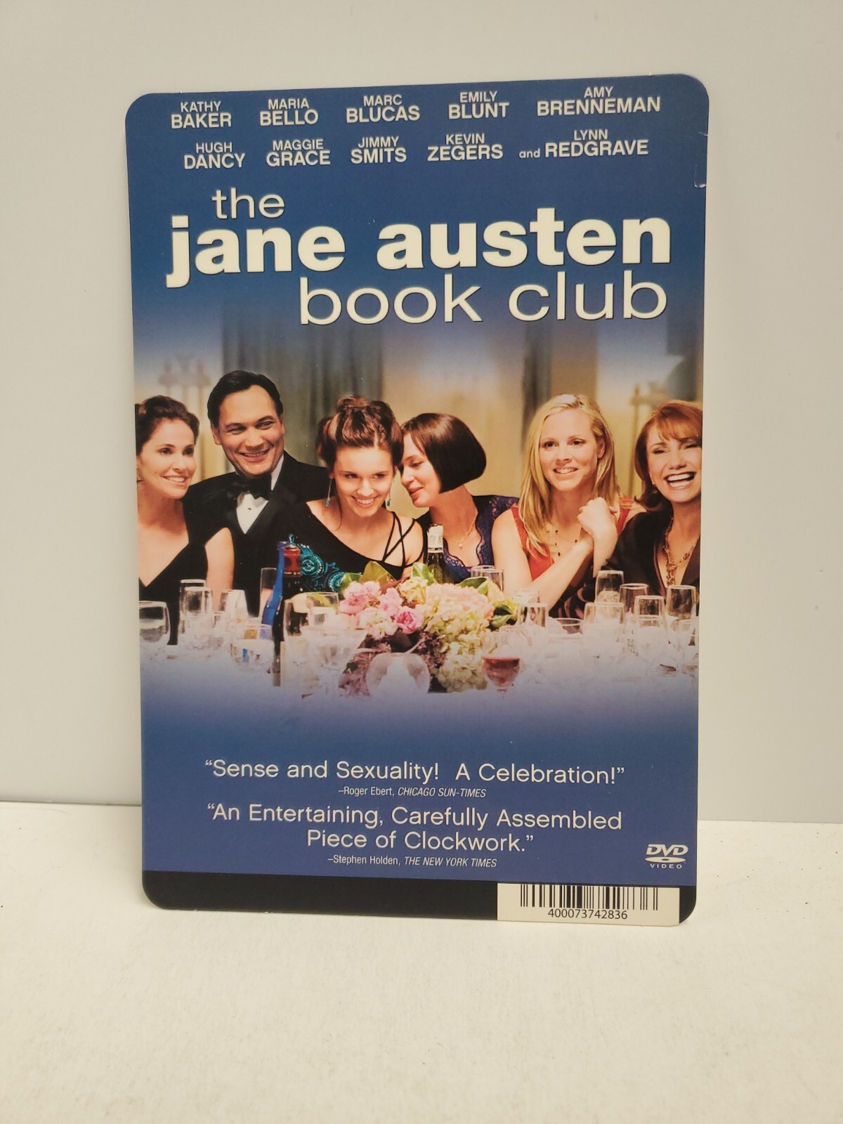 The Jane Austen Book Club BLOCKBUSTER DVD BACKER CARD ONLY 5.5″X8″