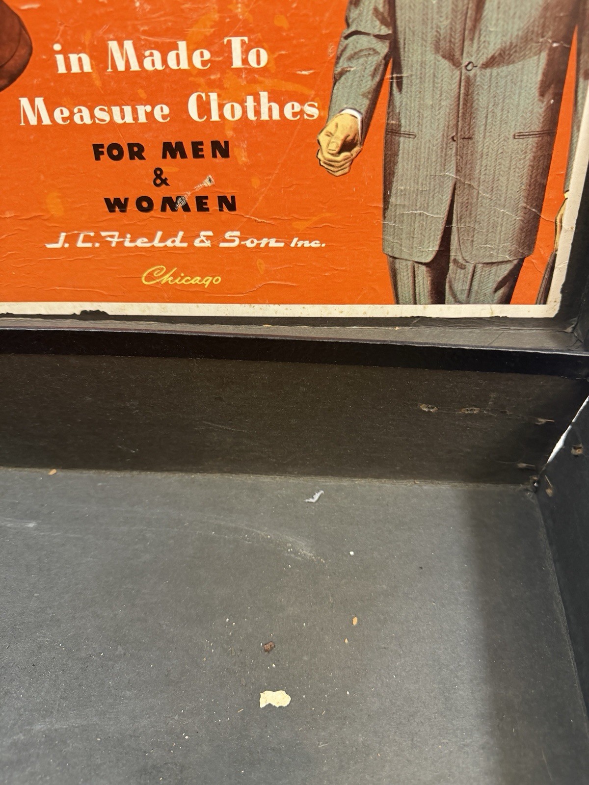 Vintage Salesman Sample Case J C Field & Son Inc Briefcase Advertising