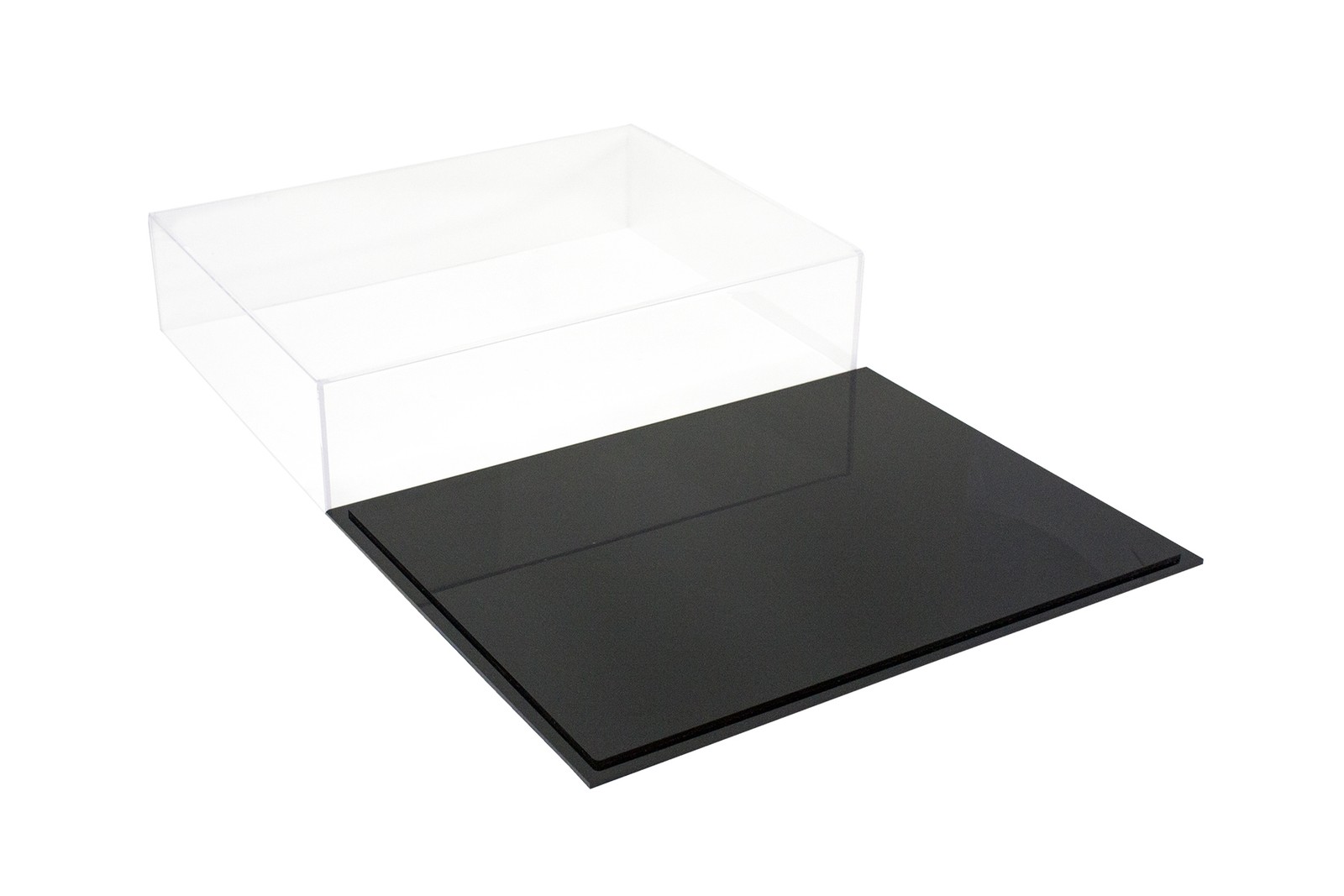 Deluxe Clear Acrylic Book, Stamp, or Coin Collection Display Case (A029-BDS)