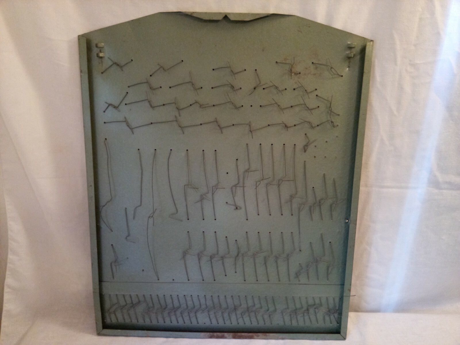 Vintage AJAX All Purpose Spring Display Metal Sign With Spring Assortment