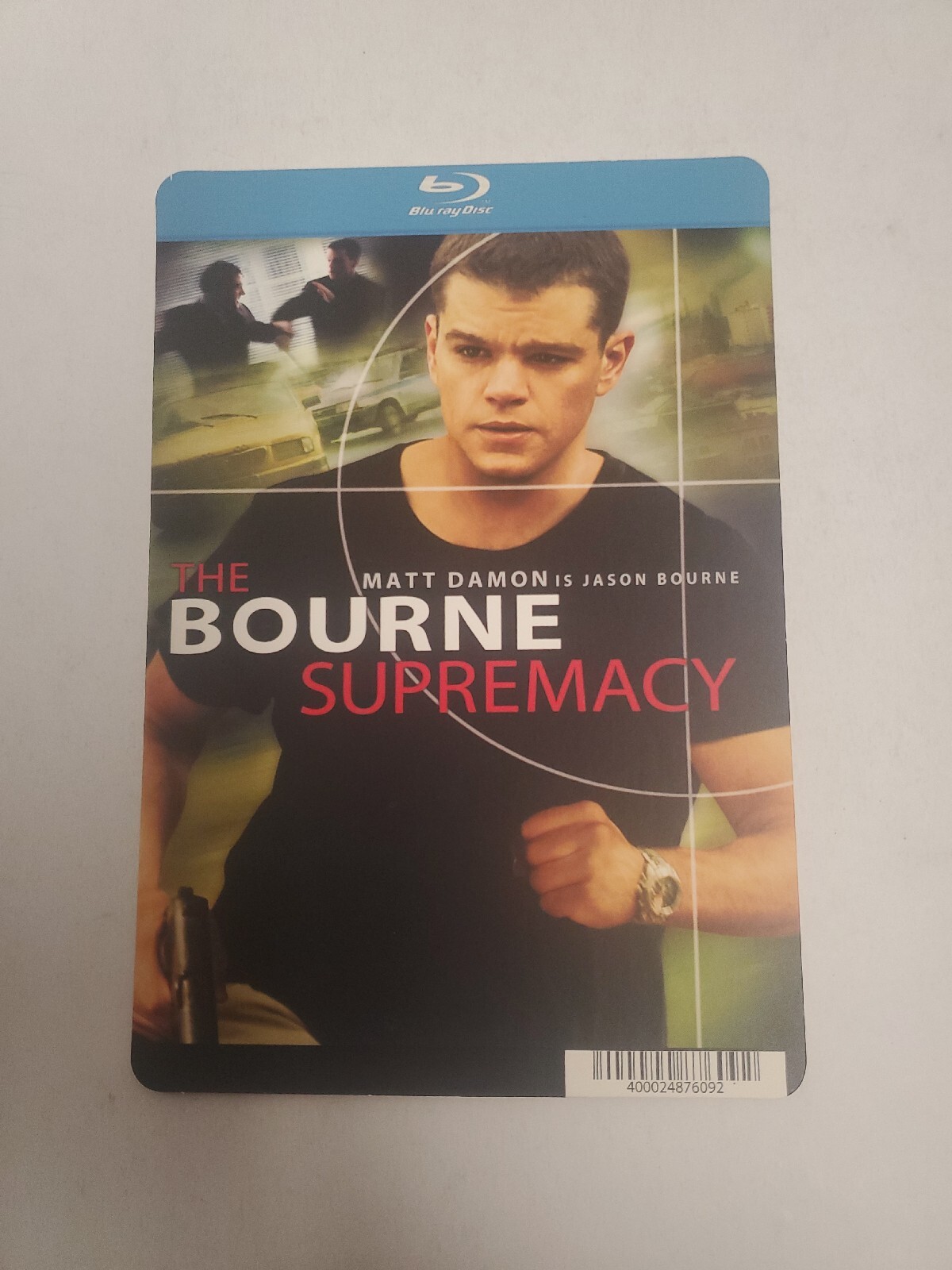 The Bourne Supremacy BLOCKBUSTER SHELF DISPLAY Blu-ray BACKER CARD ONLY 5.5″X8″