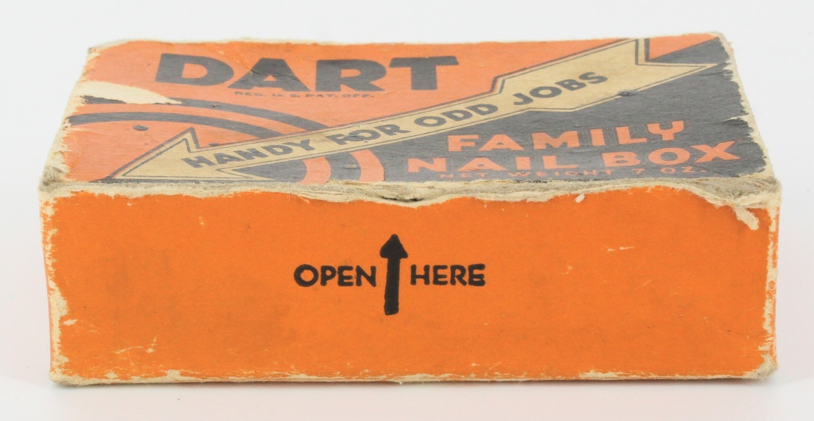 Vintage DART Fasteners Box Industrial Hardware Advertising Mid Century Decor