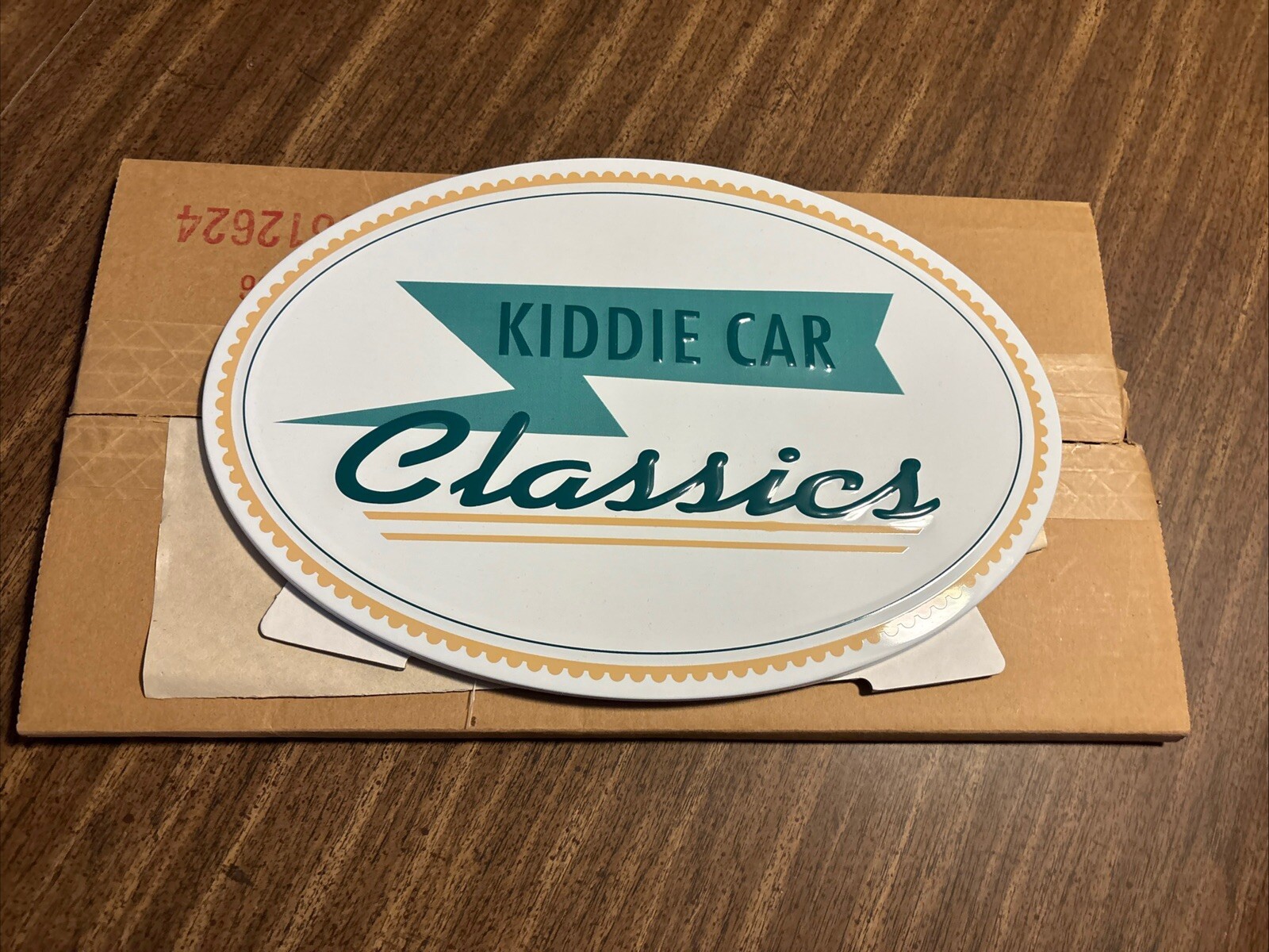 1995 Hallmark Kiddie Car Classics in Store Display Ad Standup 15″ x 10″ NIB