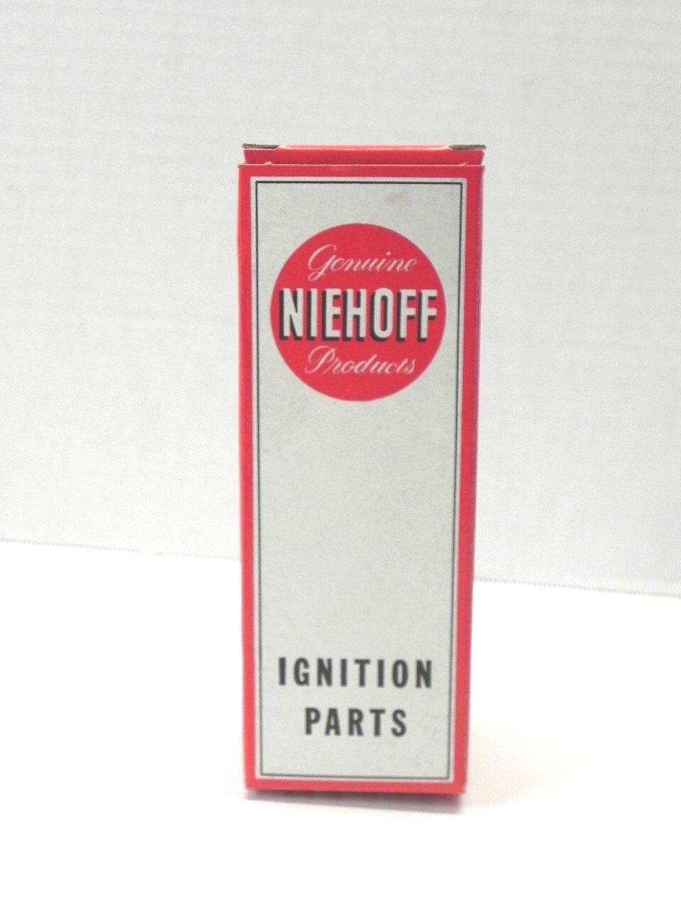 VINTAGE NIEHOFF IGNITION PARTS DISPLAY BOX *BOX ONLY* #UC-6 NEW UNUSED