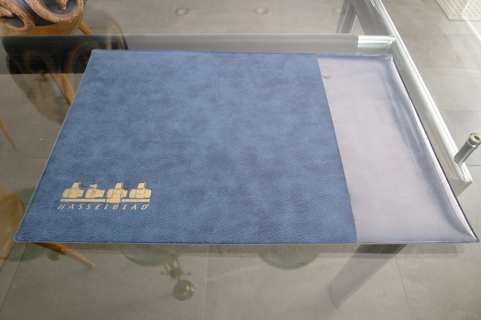 Vintage Hasselblad Cameras Dealer Desk Counter Top Store Display Mat