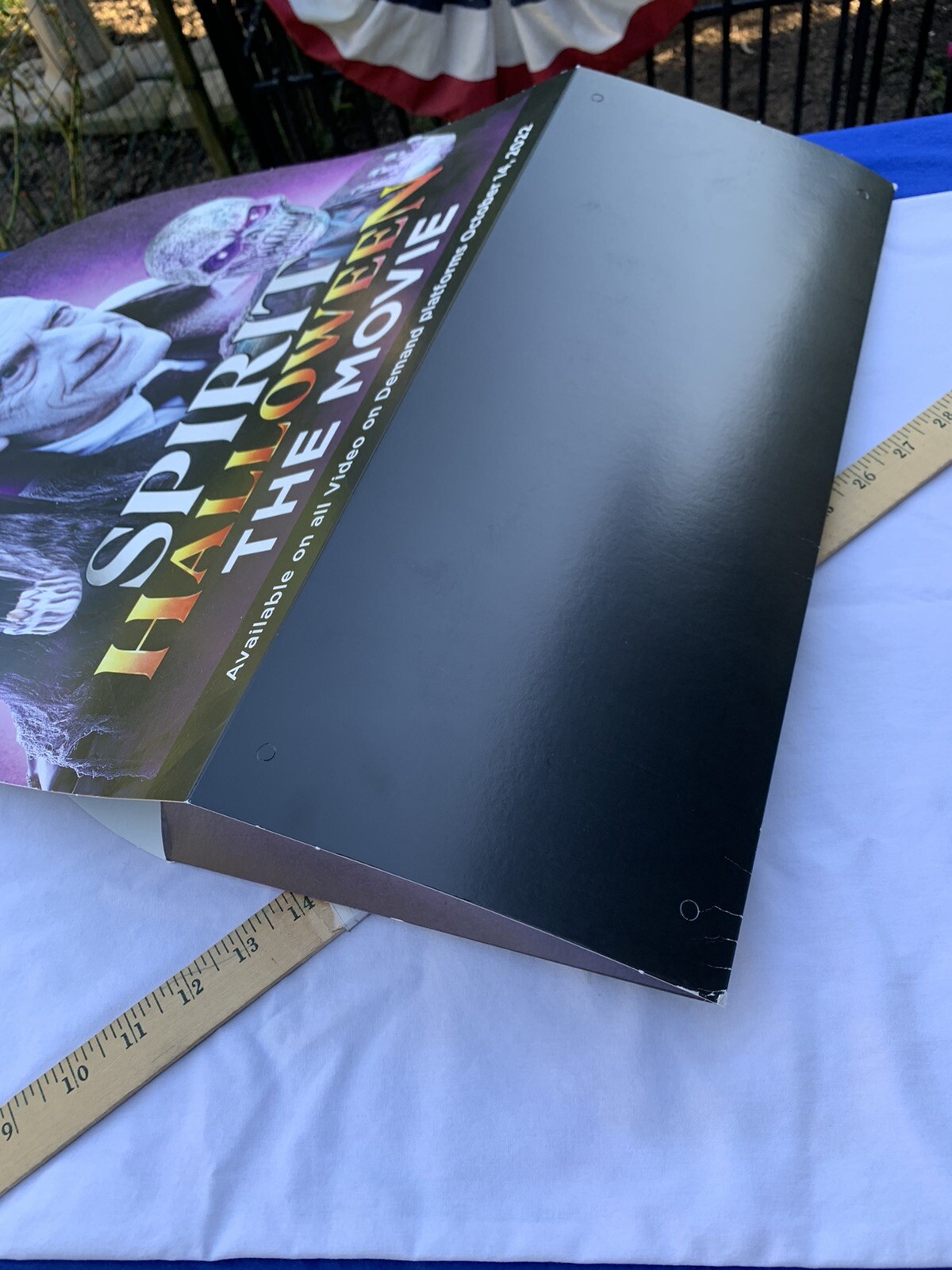 2022 Spirit Halloween The Movie Cardboard Stand Up Store Display Scare Horror