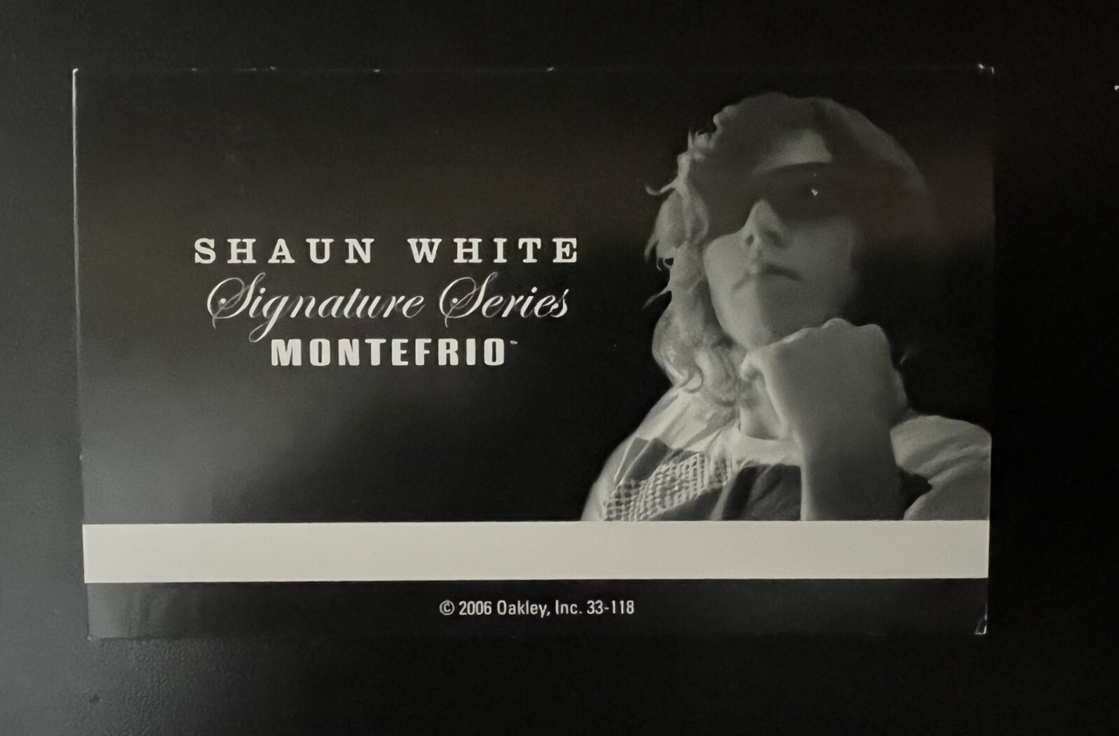 Oakley Montefrio Sunglass Pop Card With 2006 Sean White Rare Collectors #33-218