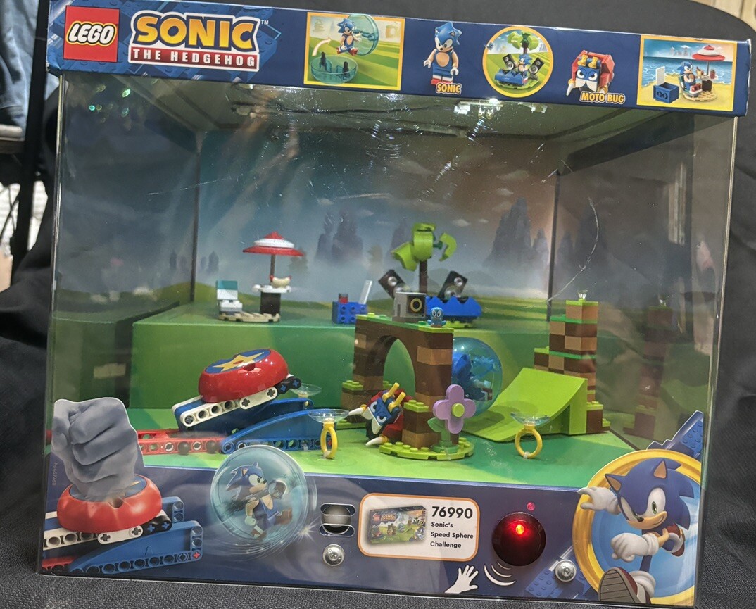 LEGO Sonic The Hedgehog 76990 Store Display Model Box Lights Up