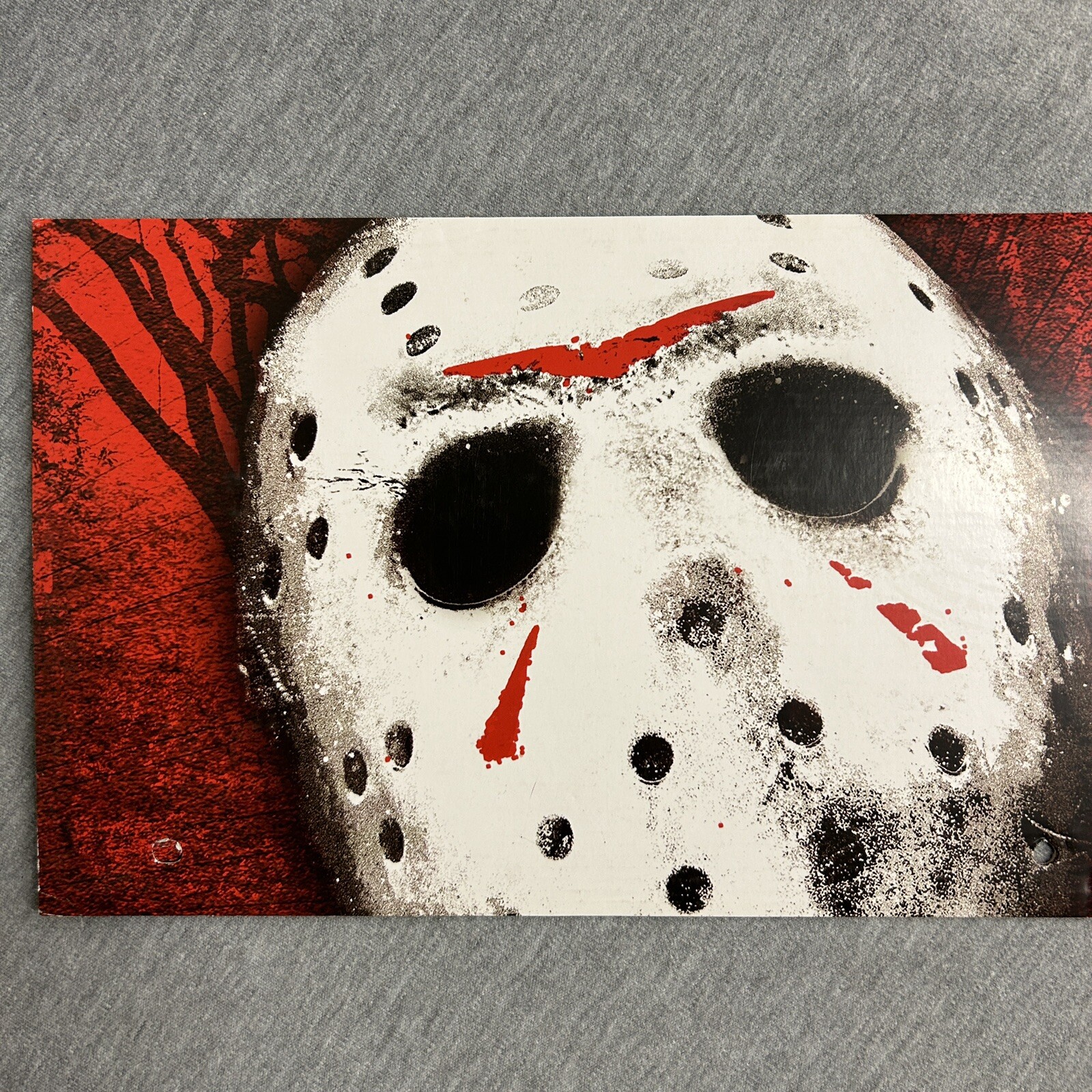 2024 Spirit Halloween Display End Cap 24″ x 8″ – Friday The 13th Jason Voorhees