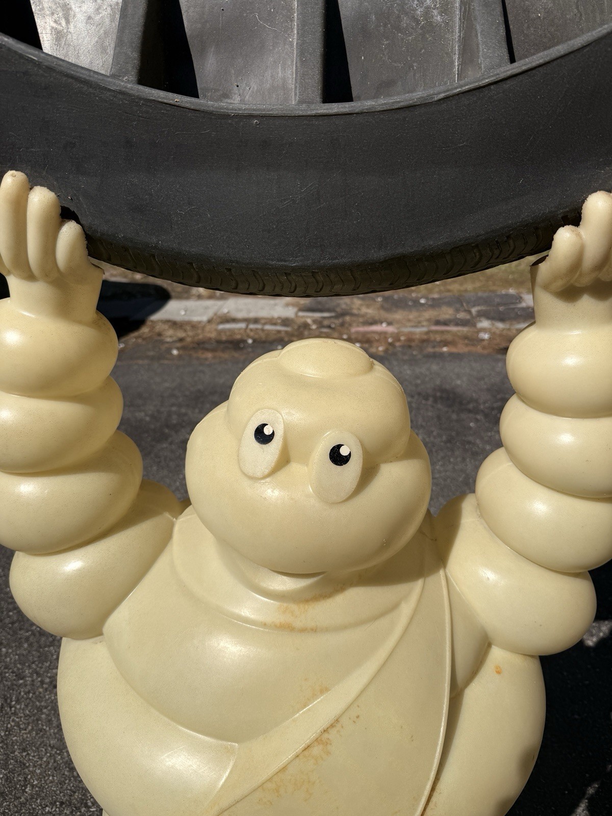 Michelin Man Bibendum Tire Store Display Brochure Advertisement VTG 60s 5ft Tall