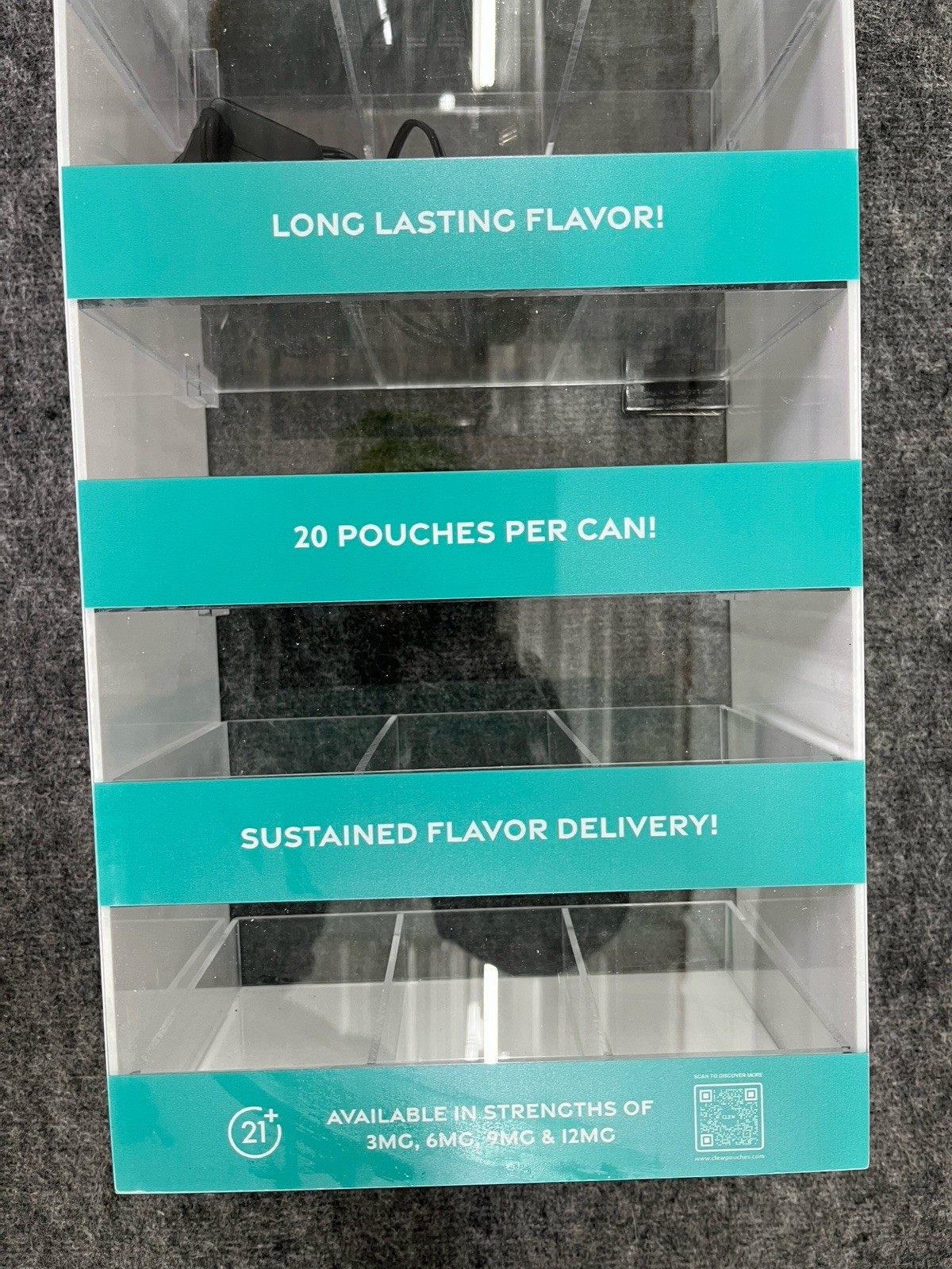 Clew Pouches LED Advertising Store Display 23″ X 10″