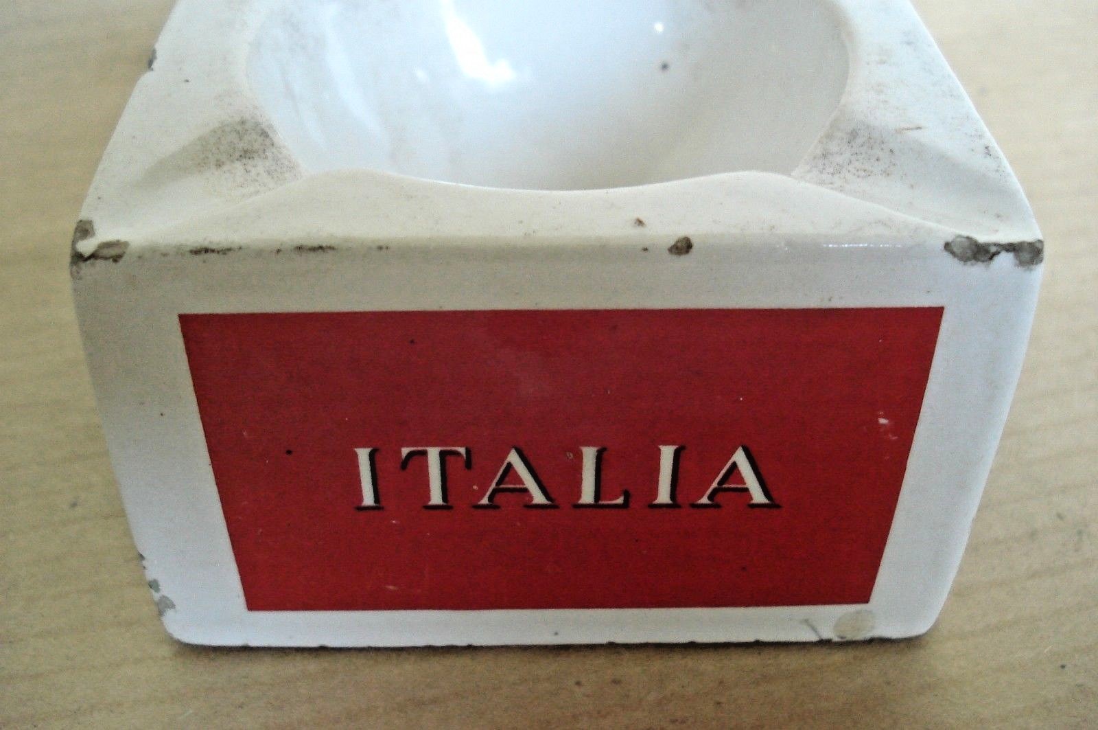 LLOYD TRIESTINO TYRRRHENIA ADRIATIC ITALY NAVIGATION CERAMIC ASHTRAY VINTAGE