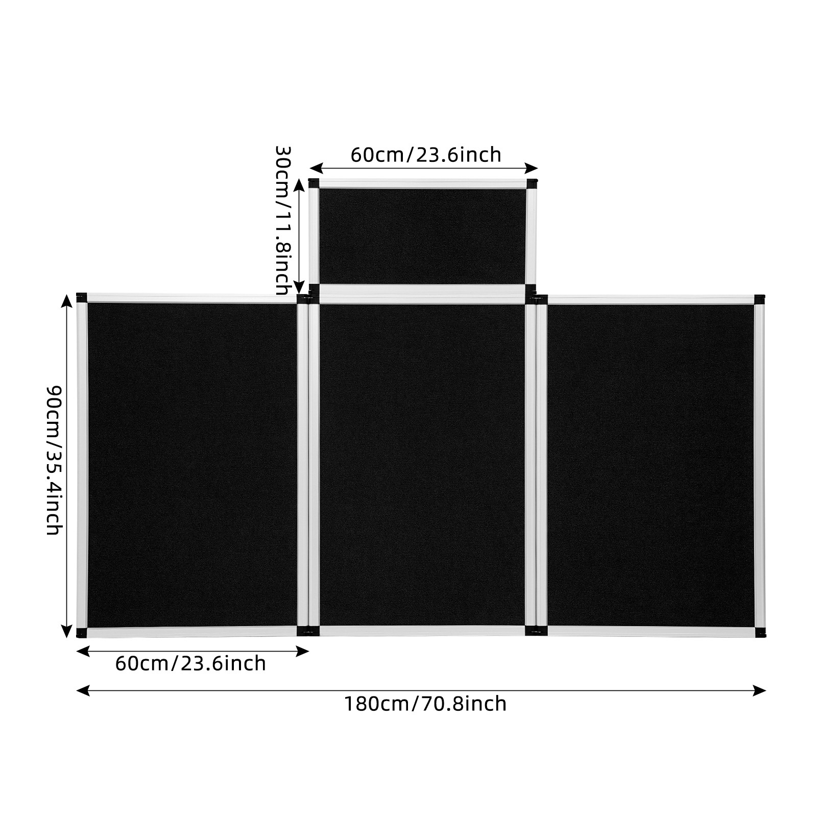 Folding Trade Show Presentation Board, Trifold Poster Display Board