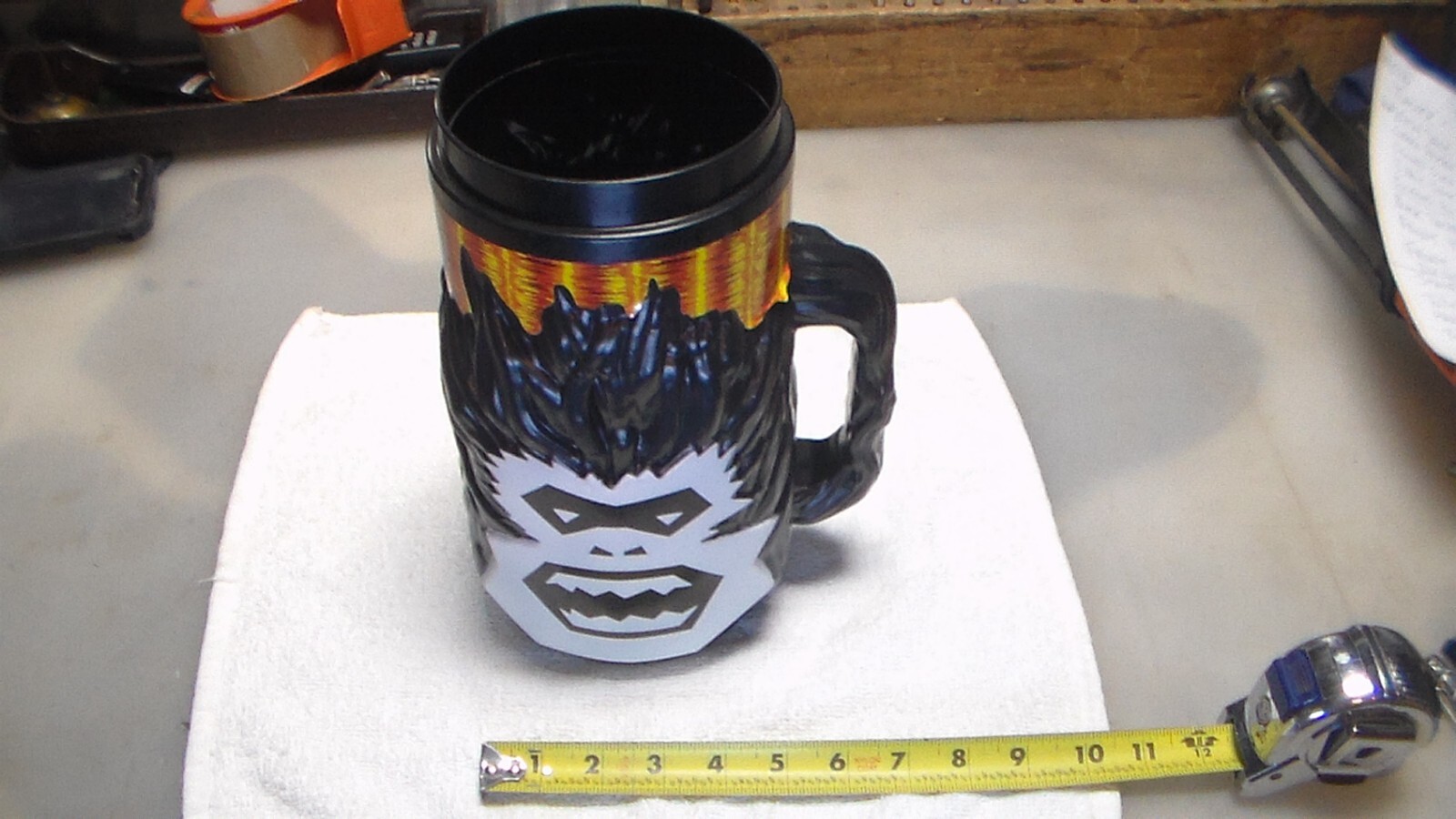 JACK LINKS BEEF JERKY Face Glows In The Dark SQUATCH YETI FACE DISPLAY MUG