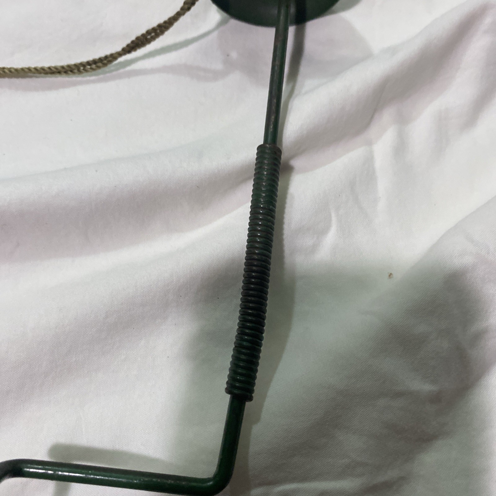 Vintage Hat or Wig Display Stand, Metal, Pullback String, Store Display 1920/30s