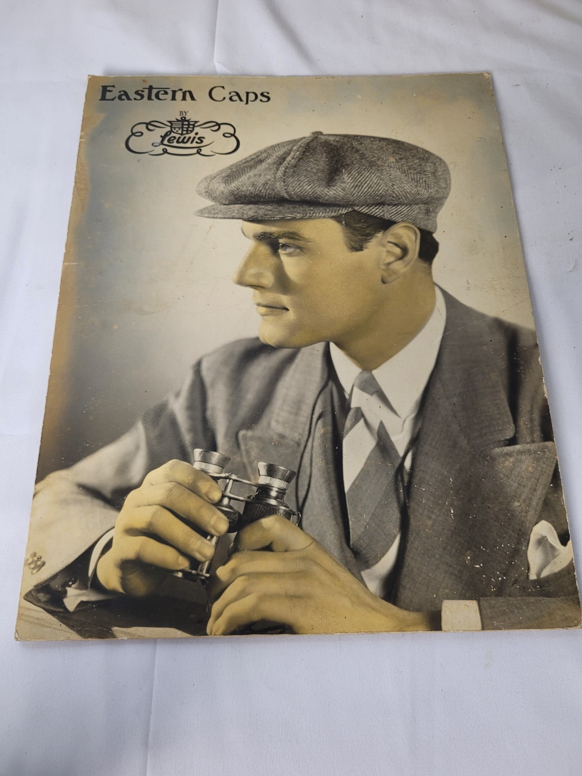Early Lewis Eastern Caps Cardboard Store Displays Apeda Studio New York!