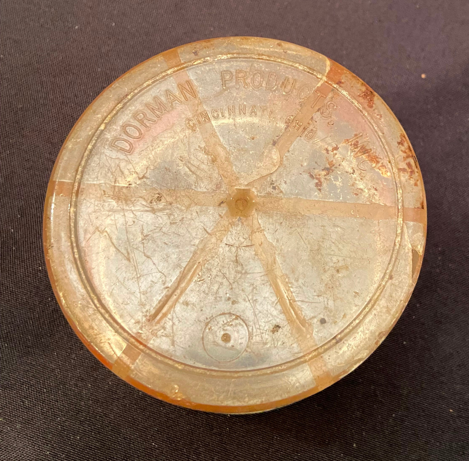VINTAGE DORMAN VU-18 PLASTIC CONTAINER WITH MOTOR 1/2 MOON KEYS