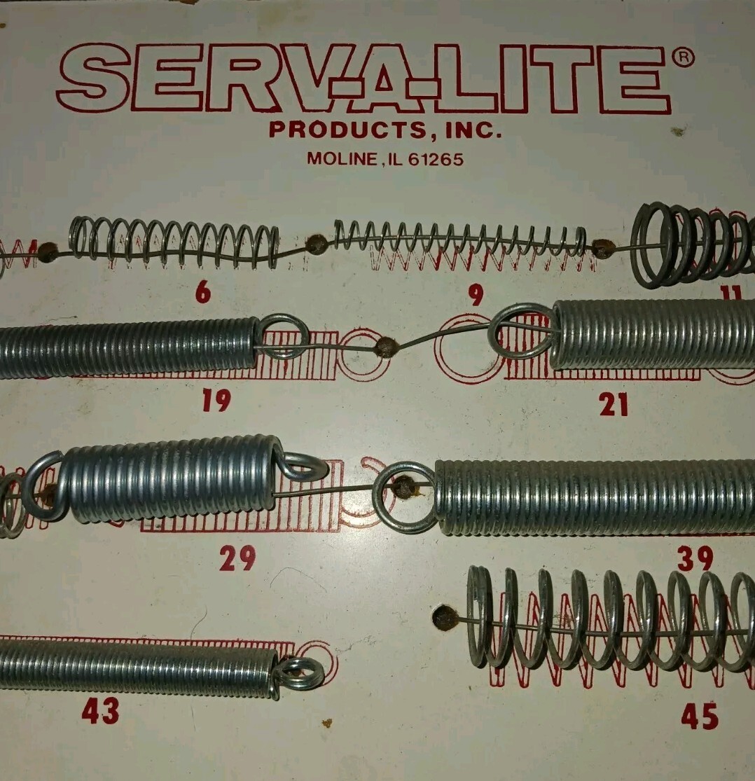 Vintage SERV-A-LITE Auto & Home Select-A-Spring Hardware Store Display USA