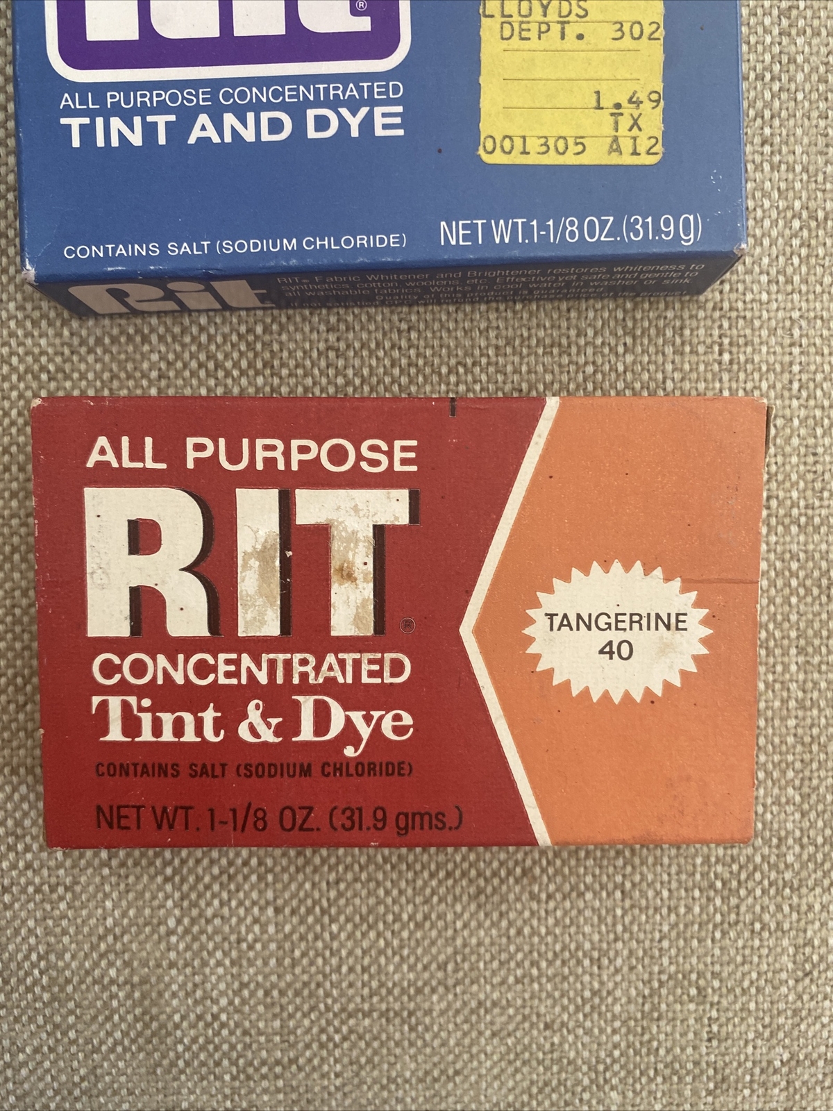 VINTAGE / ANTIQUE RIT & TINTEX TINTS AND DYES 6 BOXES