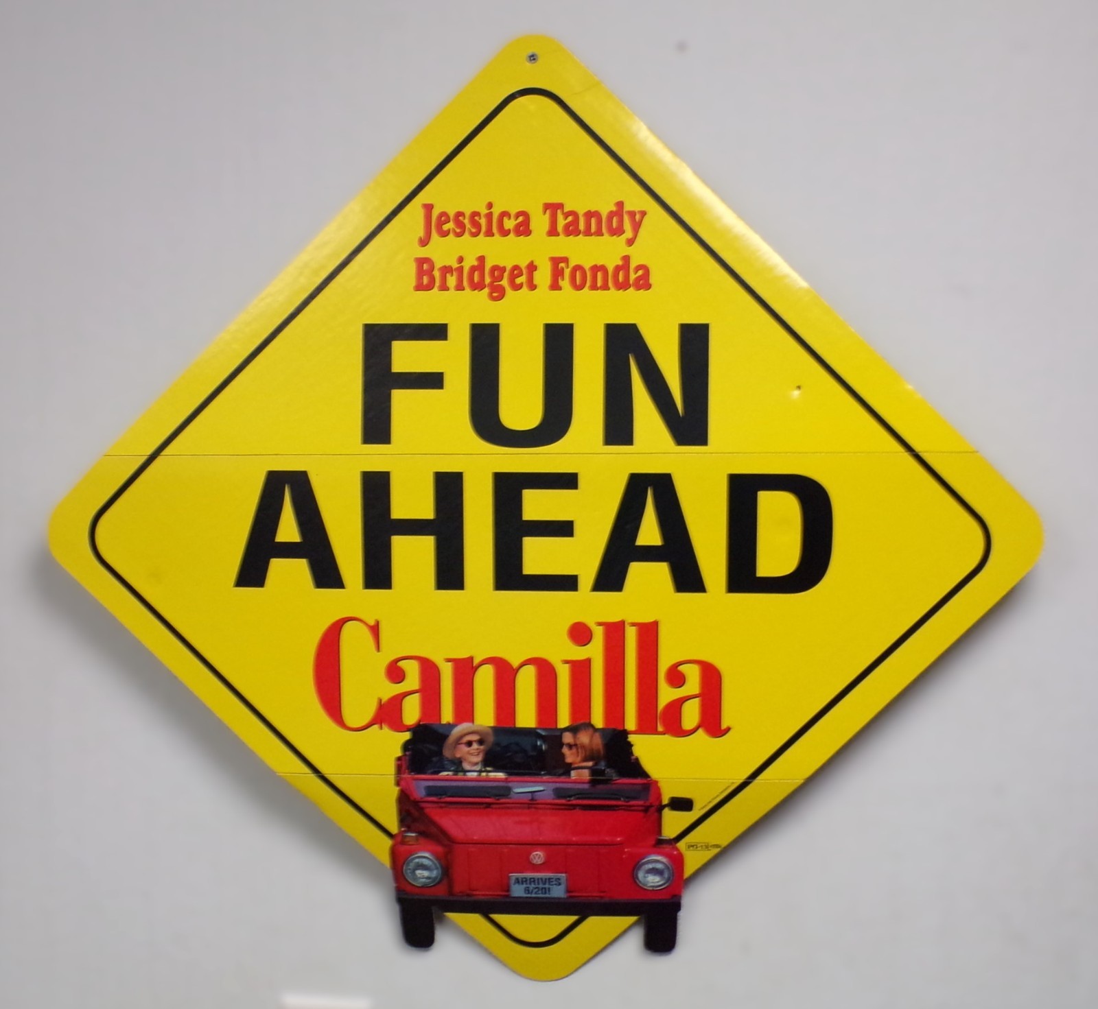 Camilla Bridget Fonda 1995 Video Store Display Sign POP Promo 27″ 110425WBAN-42