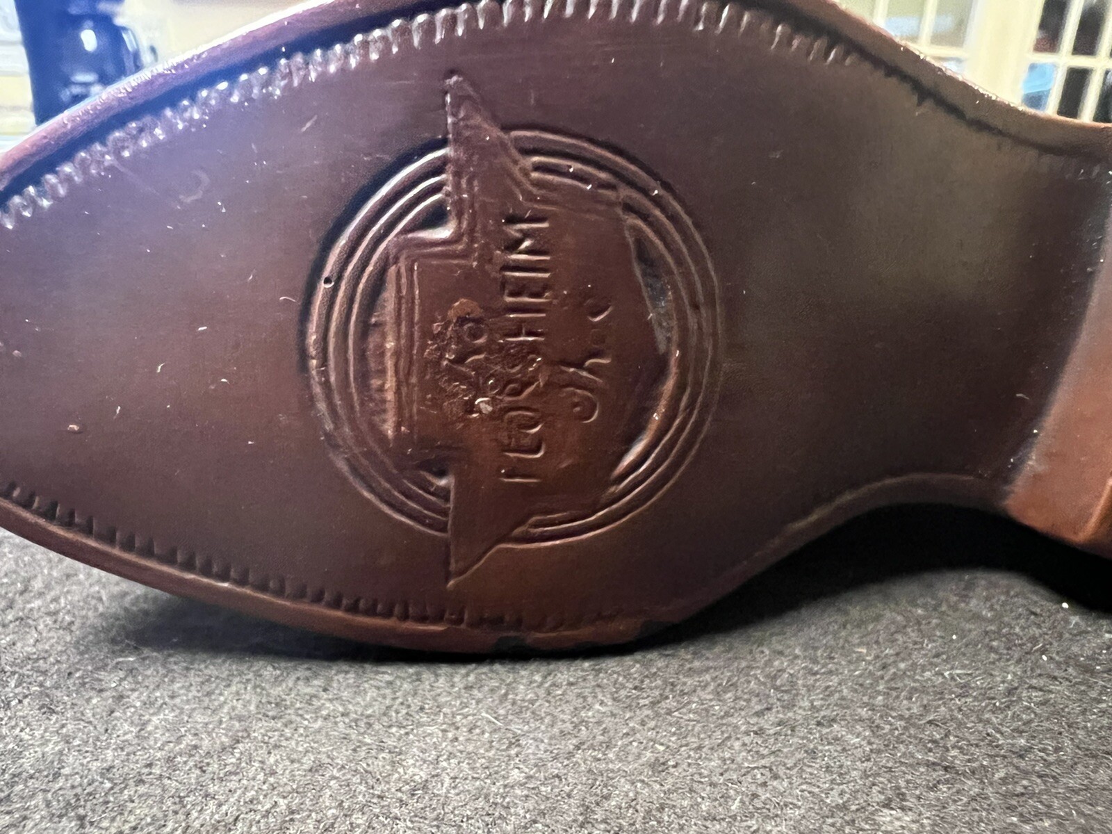 Rare Vintage The Florsheim Shoe Mini Salesman Sample Display