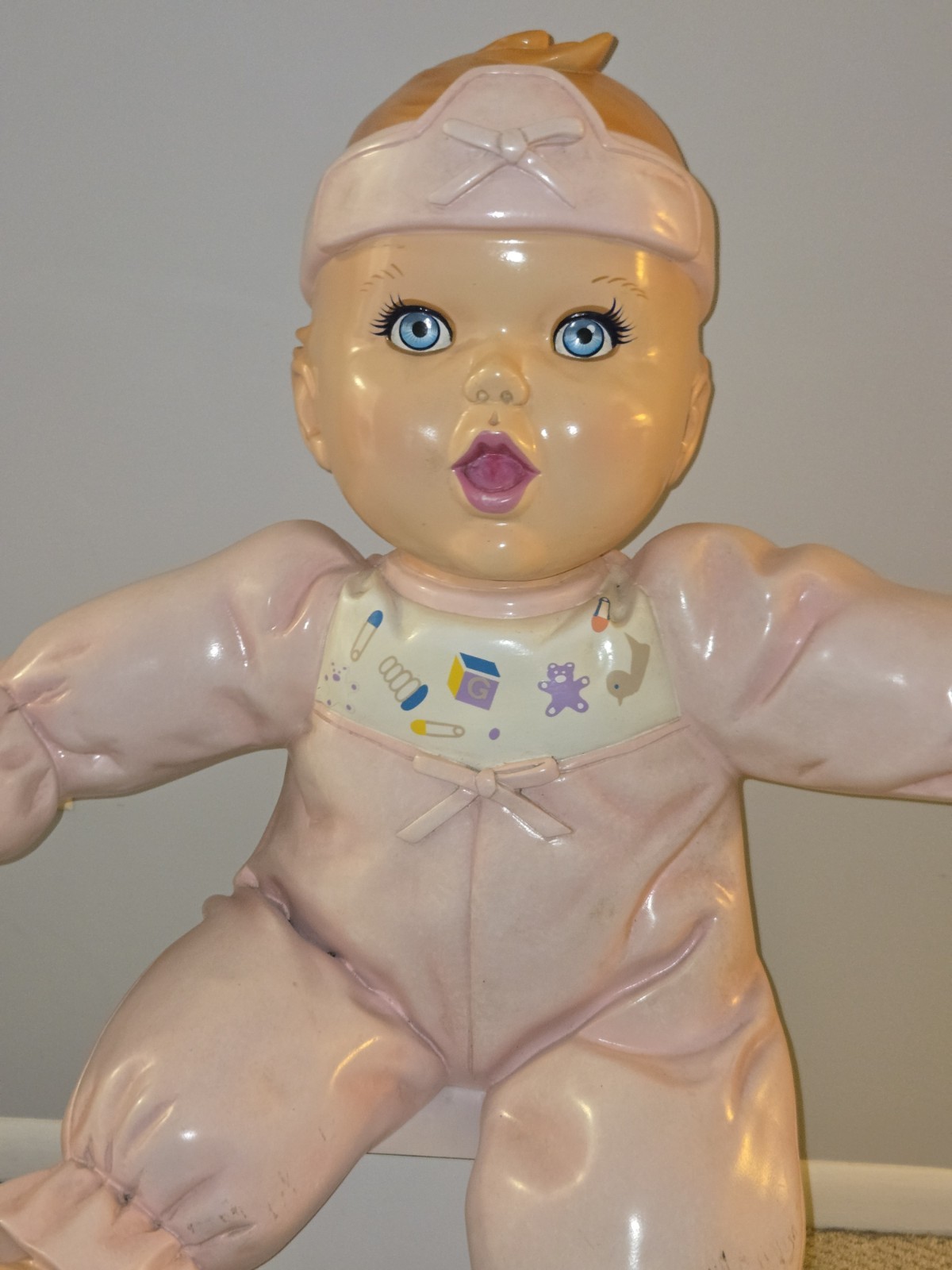 Vintage Gerber Baby 90’s Store Display Huge On Pedastal 40″ Rare