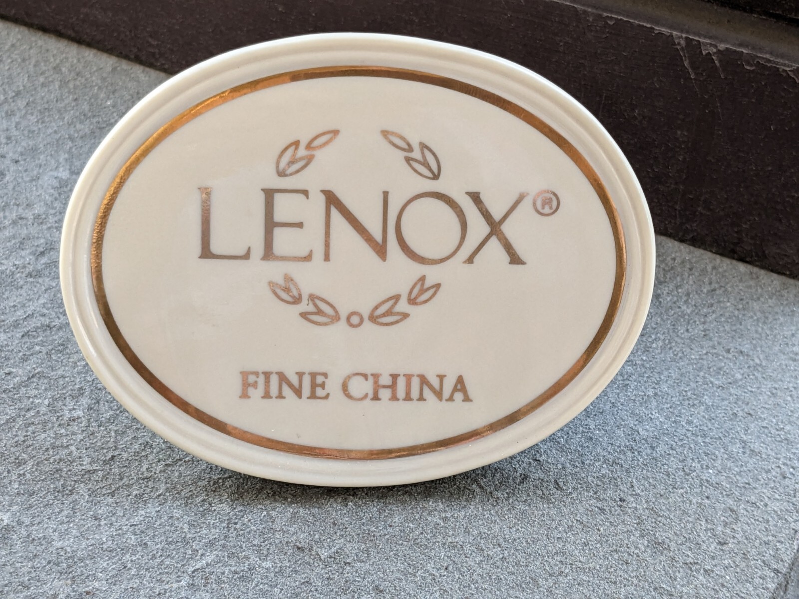 Lenox Dealer Logo Fine China TRADEMARK advertising logo Paperweight