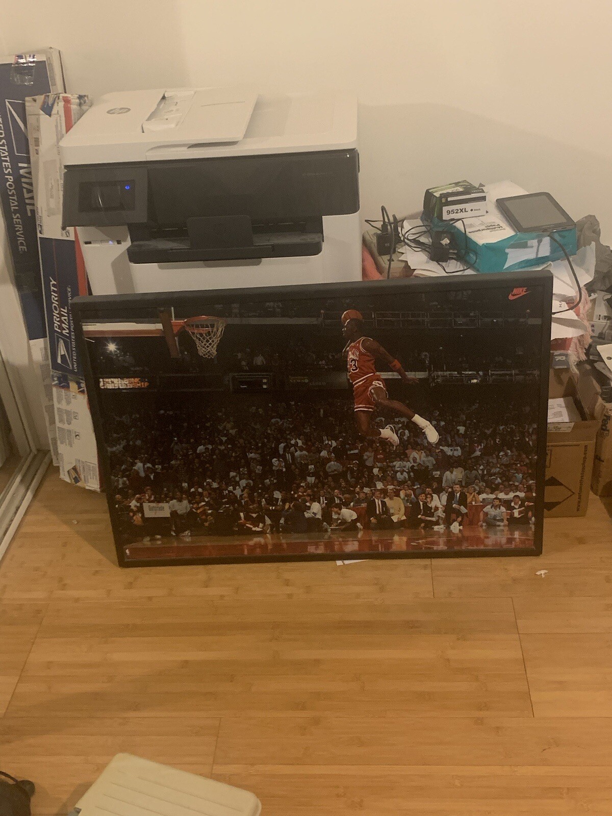 Vintage Michael Jordan #23 Free Throw Line Dunk Store Display Nike Sign