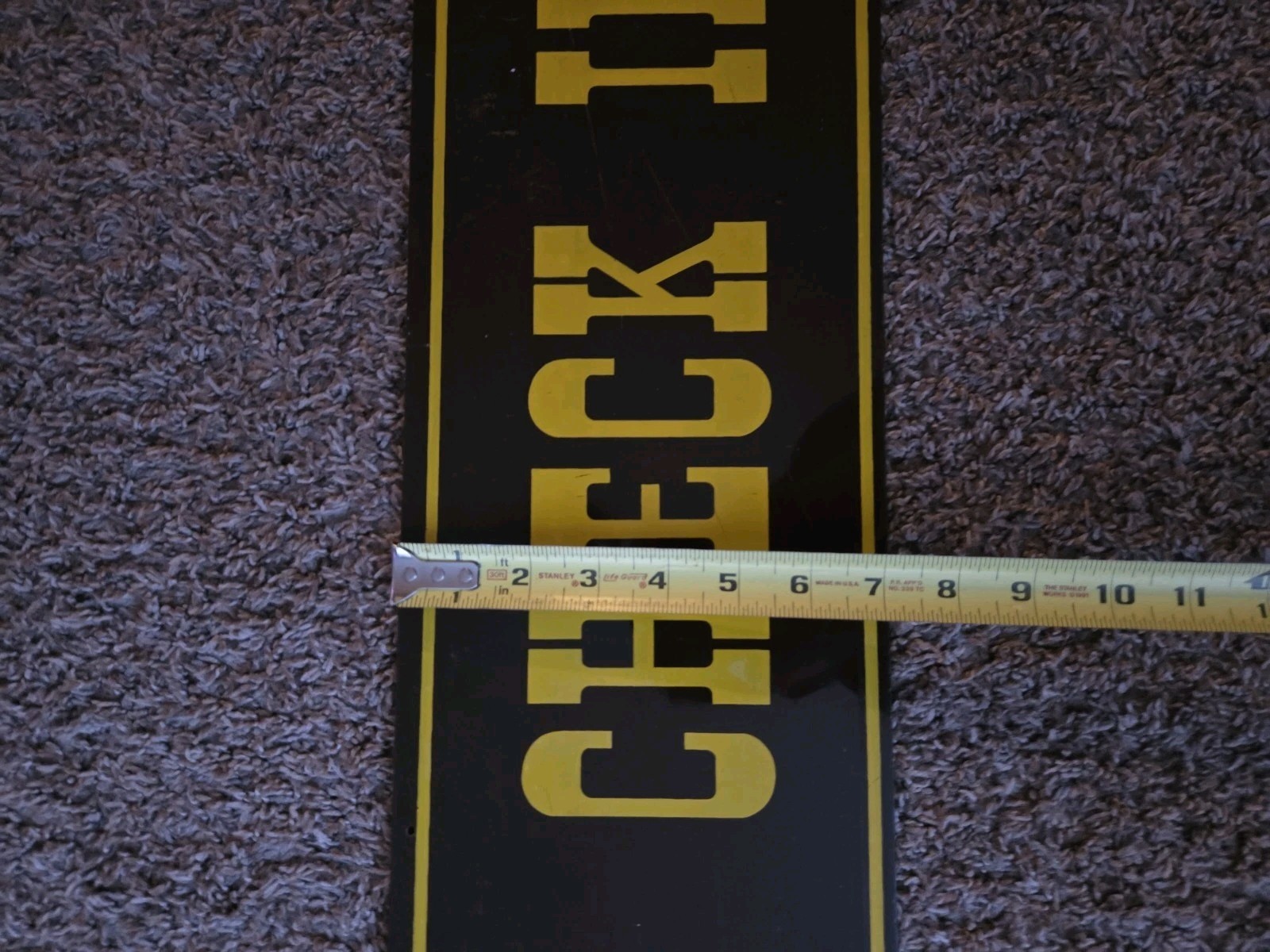Vintage Adventureland Video Store Check In Sign