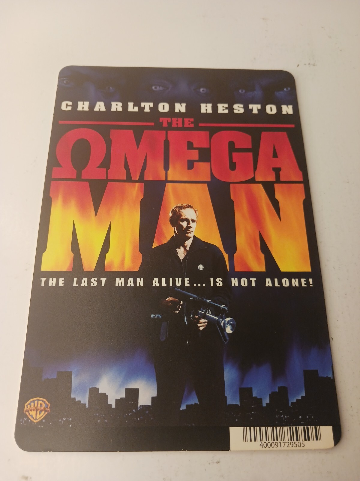 Omega Man Blockbuster Movie Backer Card Mini Poster Art 5.5” x 8”