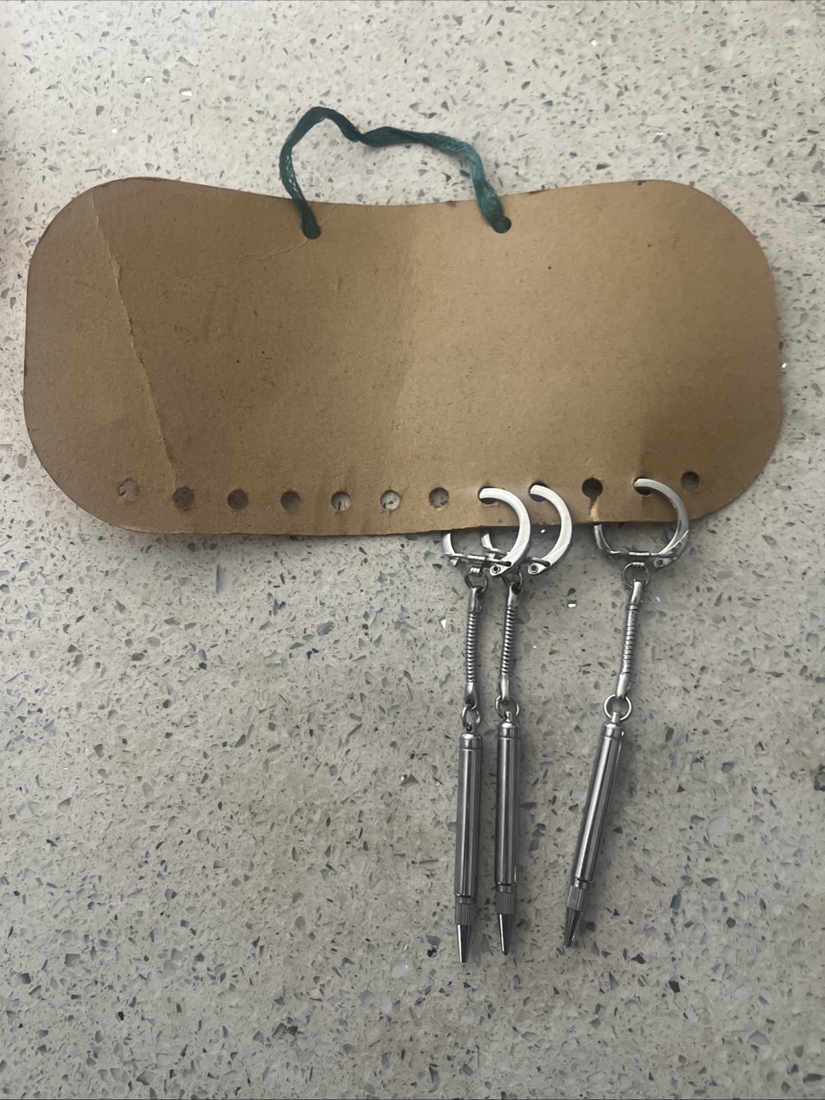 Vintage Key Holder Pen Store Display Ford Mechanic Memorabilia