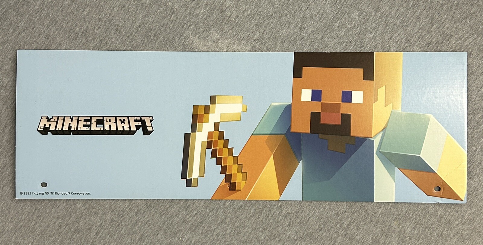 2024 Spirit Halloween Display End Cap 24″ x 8″ – Minecraft