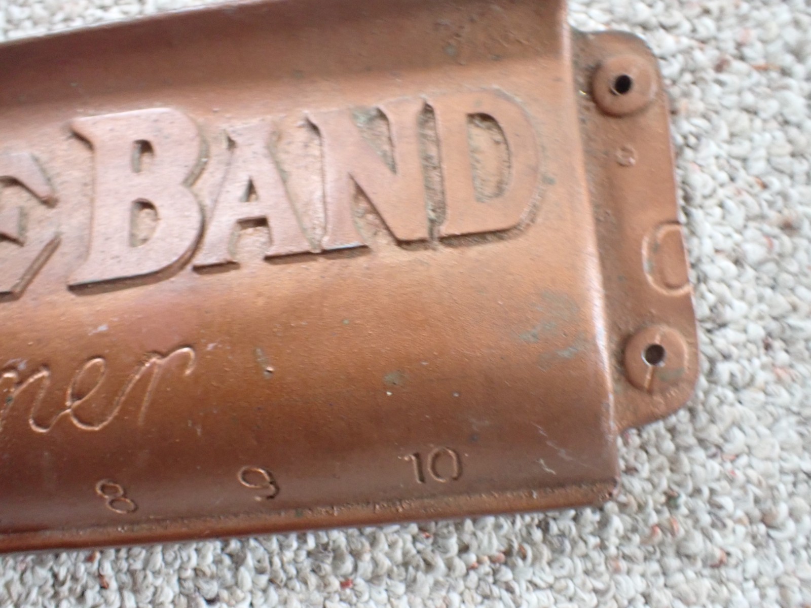 MARINE BAND M. HOHNER HARMONICA DISPLAY SIGN EARLY HARMONICA ADERTISEMENT SIGN