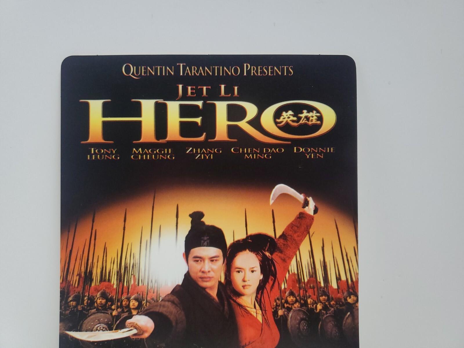 Hero BLOCKBUSTER DVD BACKER CARD ONLY 5.5″X8″
