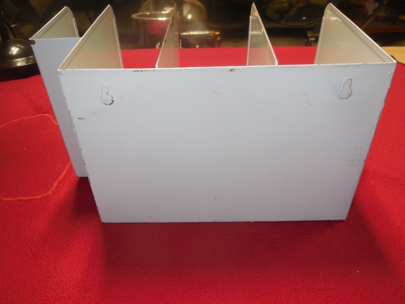 One vintage 1970`s General Electric GE automotive bulb display rack Garage Parts