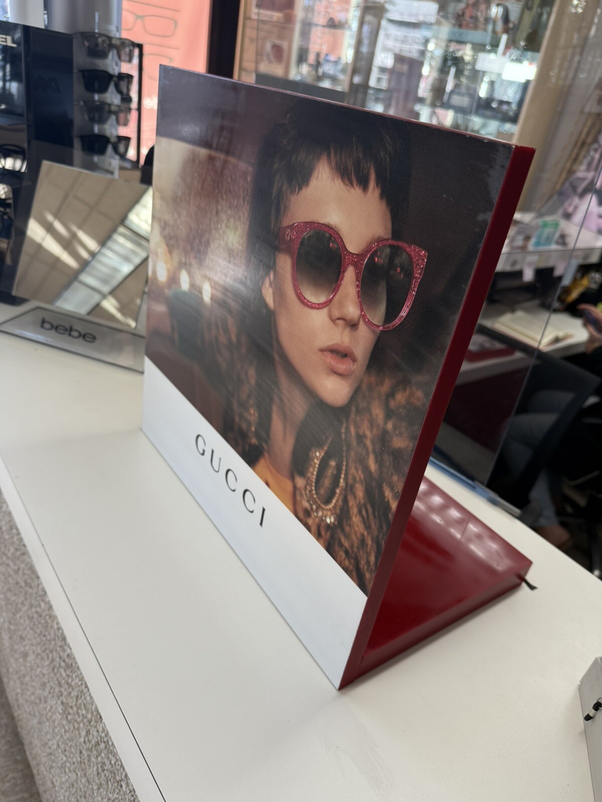 GUCCI Display Countertop Stand Retail watch sunglasses perfume
