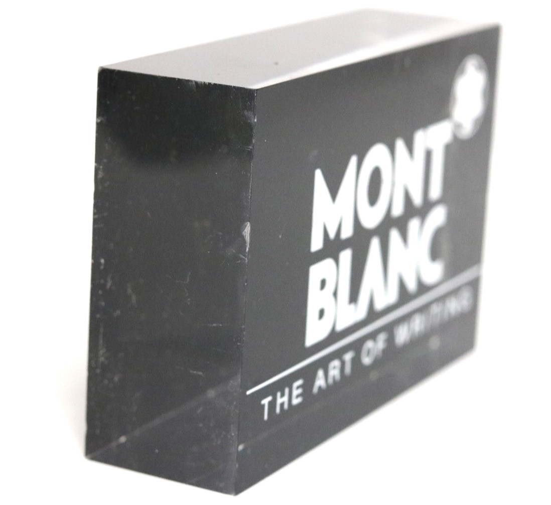 Authentic Montblanc The Art of Writing Lucite Store Display Sign