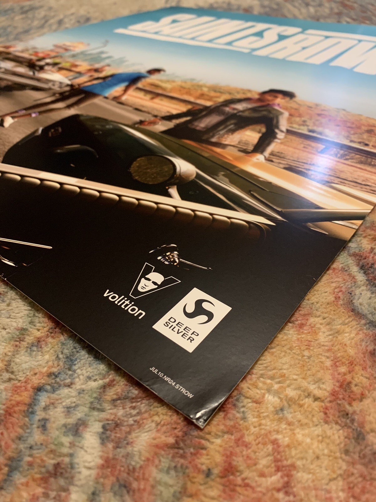 Saints Row Playstation PS5 PS4 Xbox 1 Promo Store Sign GameStop Display Ad