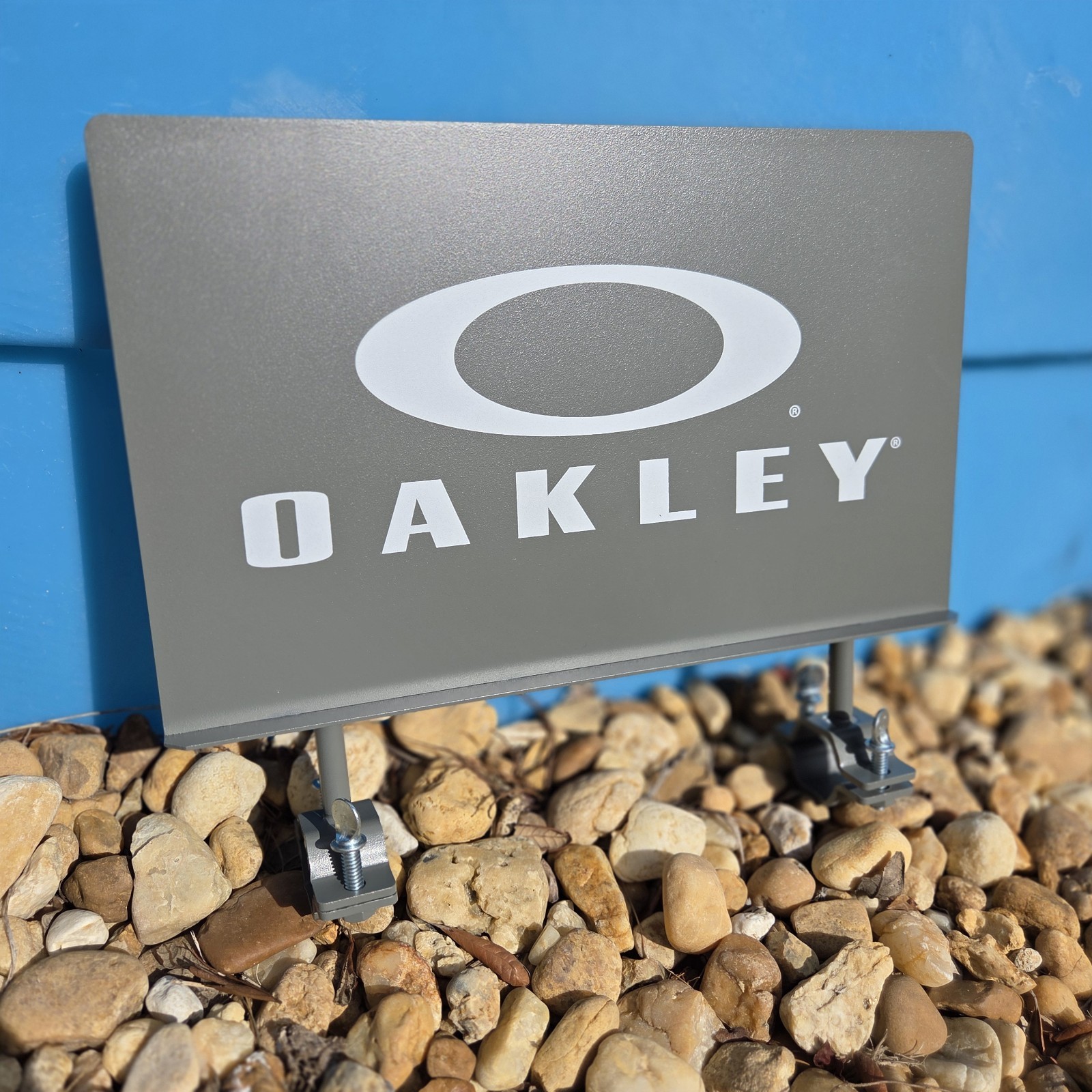 NEW Oakley Store Authentic Promo Retail Display Sign Metal Sunglasses Y2k RARE